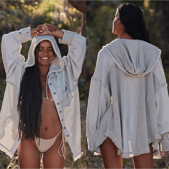 Free People Jackets & Blazers - Free People I See Through You Cardi Jacket